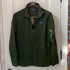 Patagonia better sweater jacket green size L NWT